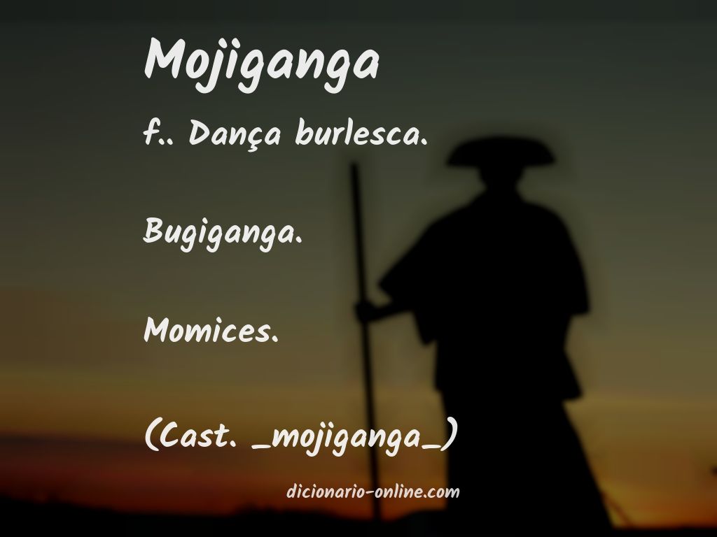 Significado de mojiganga