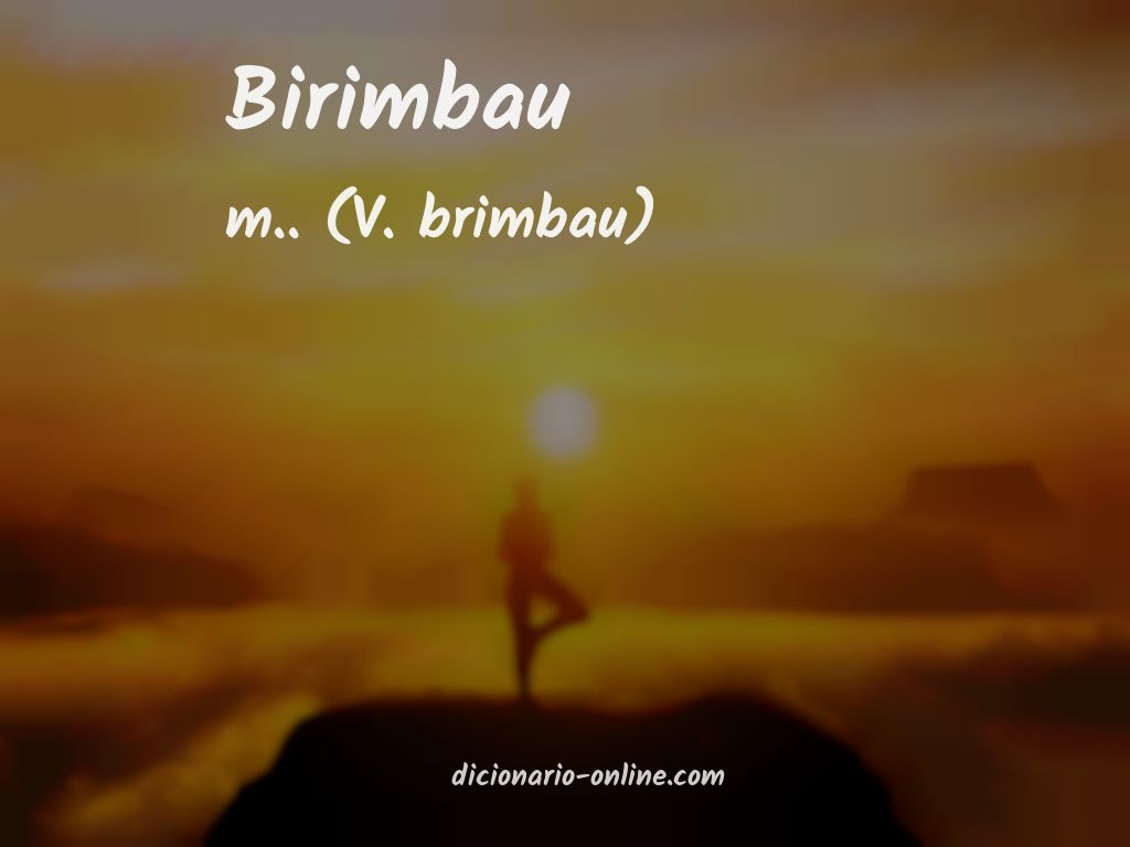 Significado de birimbau