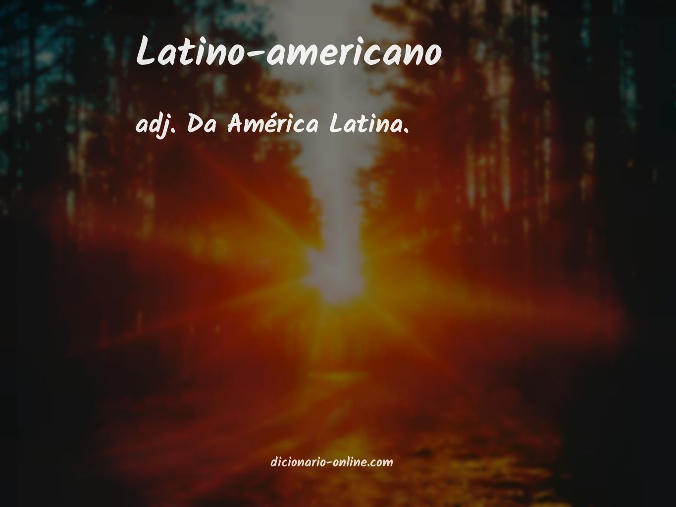 Significado de latino-americano