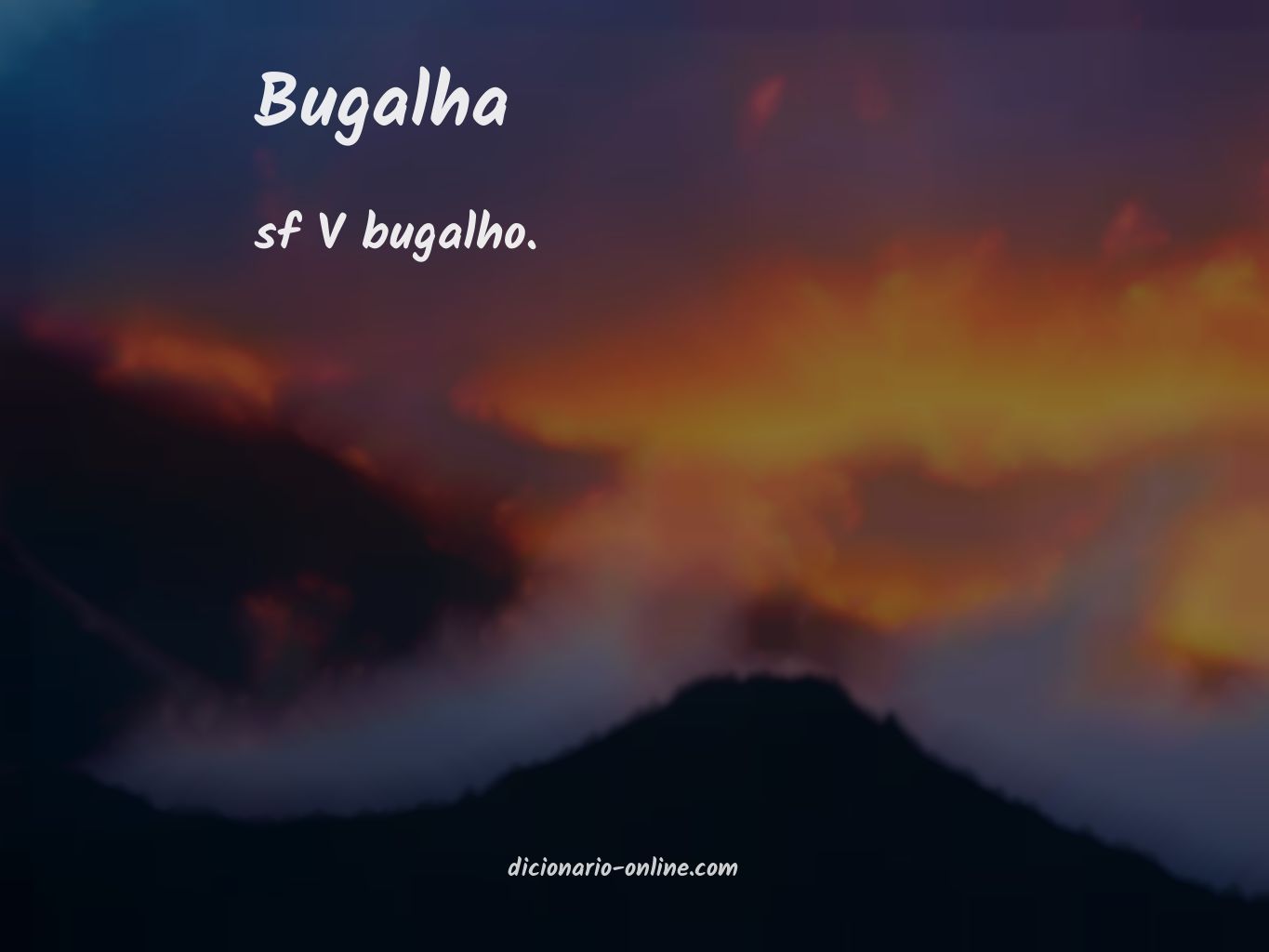 Significado de bugalha