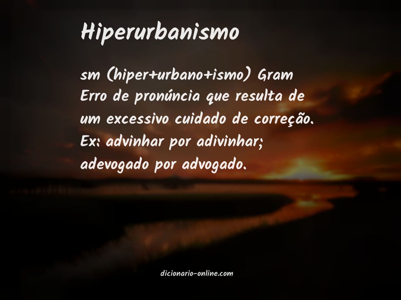 Significado de hiperurbanismo