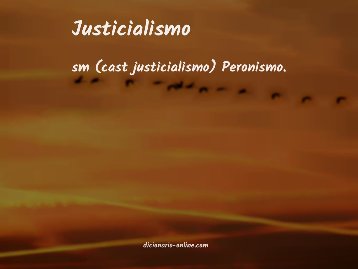 Significado de justicialismo