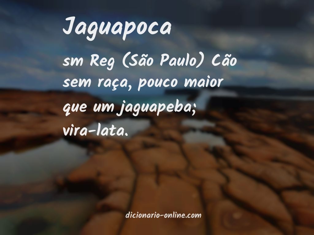Significado de jaguapoca