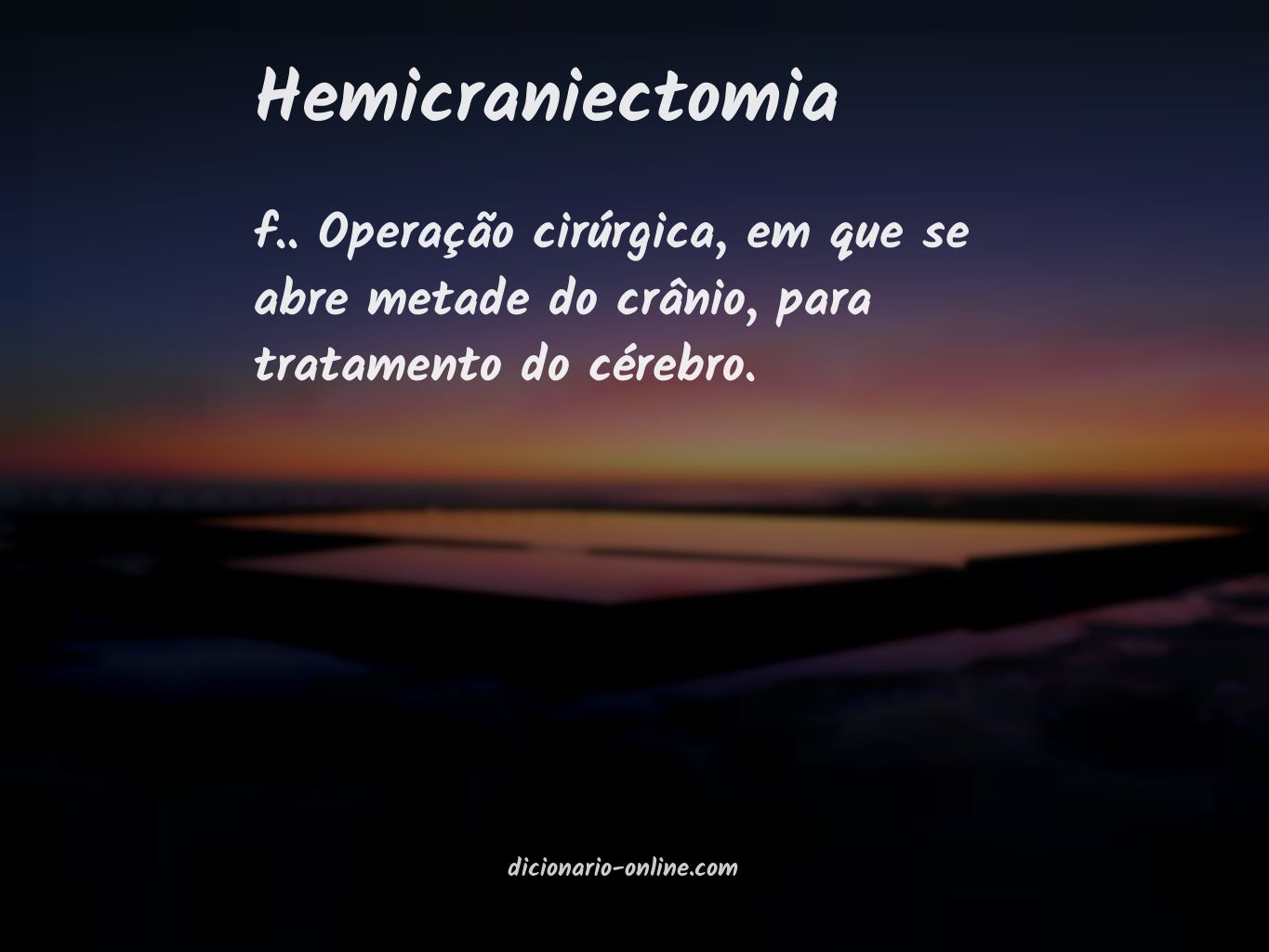 Significado de hemicraniectomia