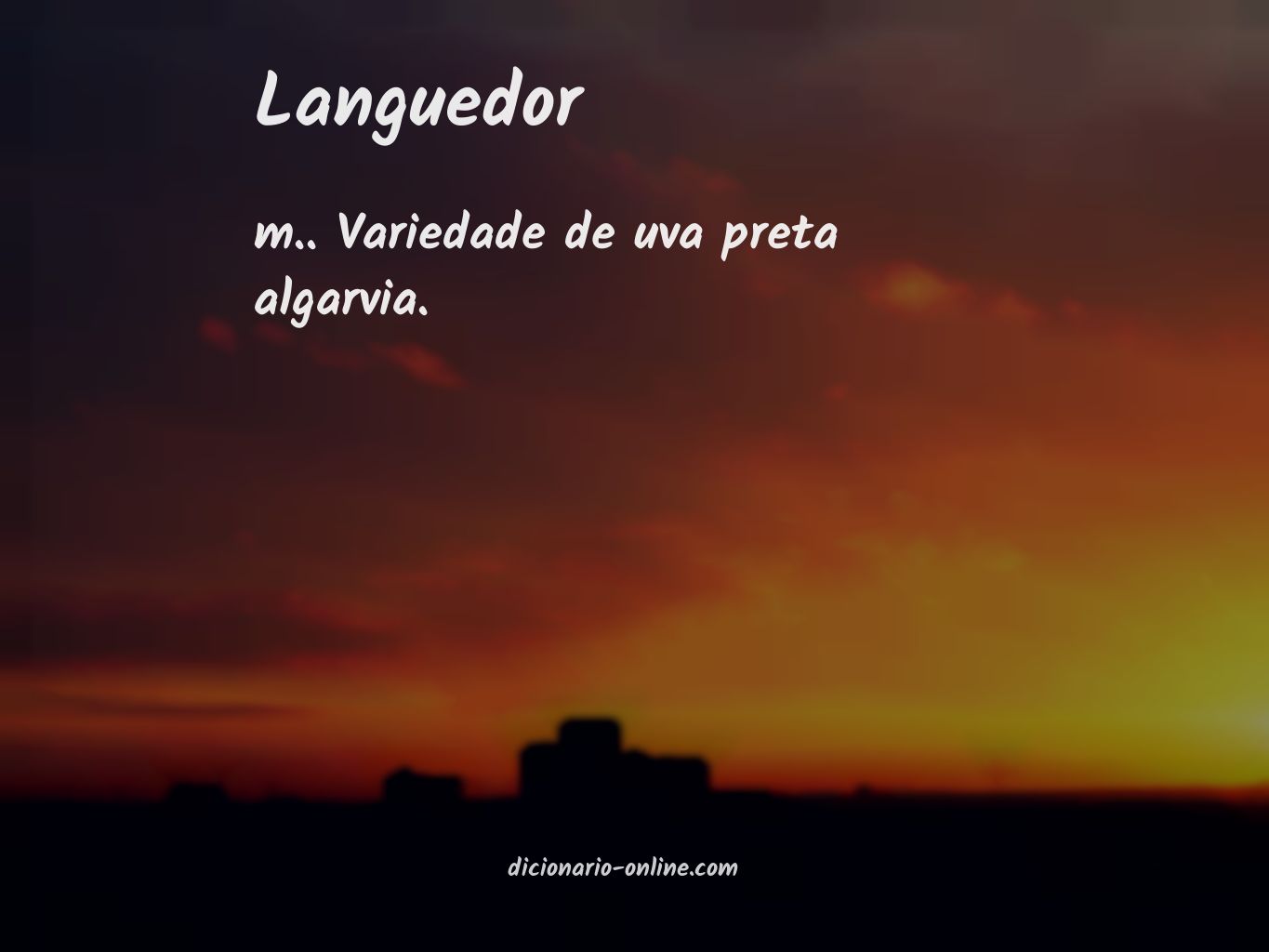 Significado de languedor