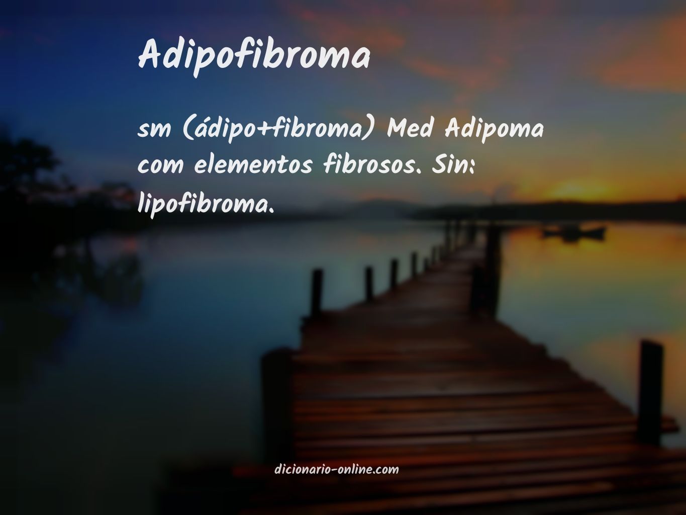 Significado de adipofibroma
