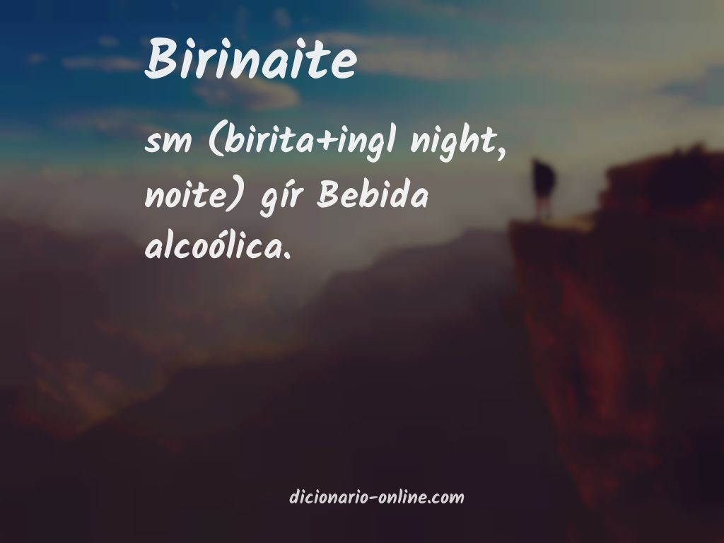 Significado de birinaite