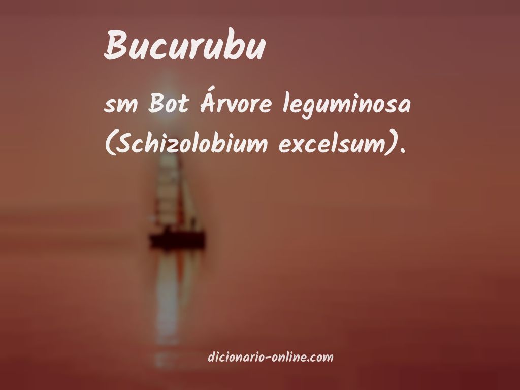 Significado de bucurubu