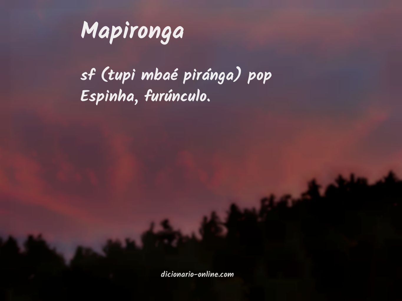 Significado de mapironga