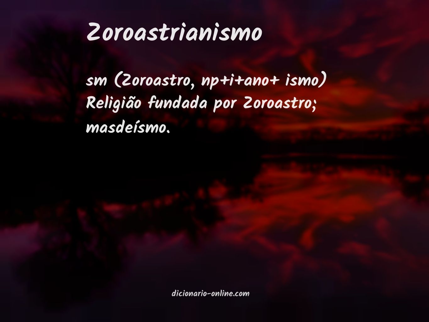 Significado de zoroastrianismo