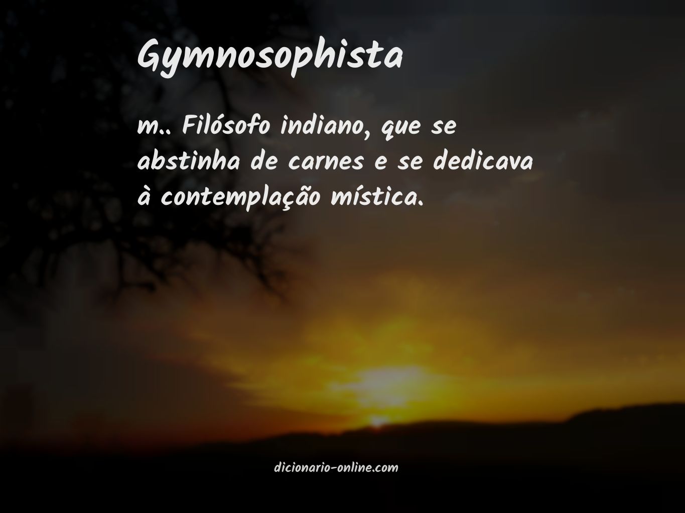 Significado de gymnosophista