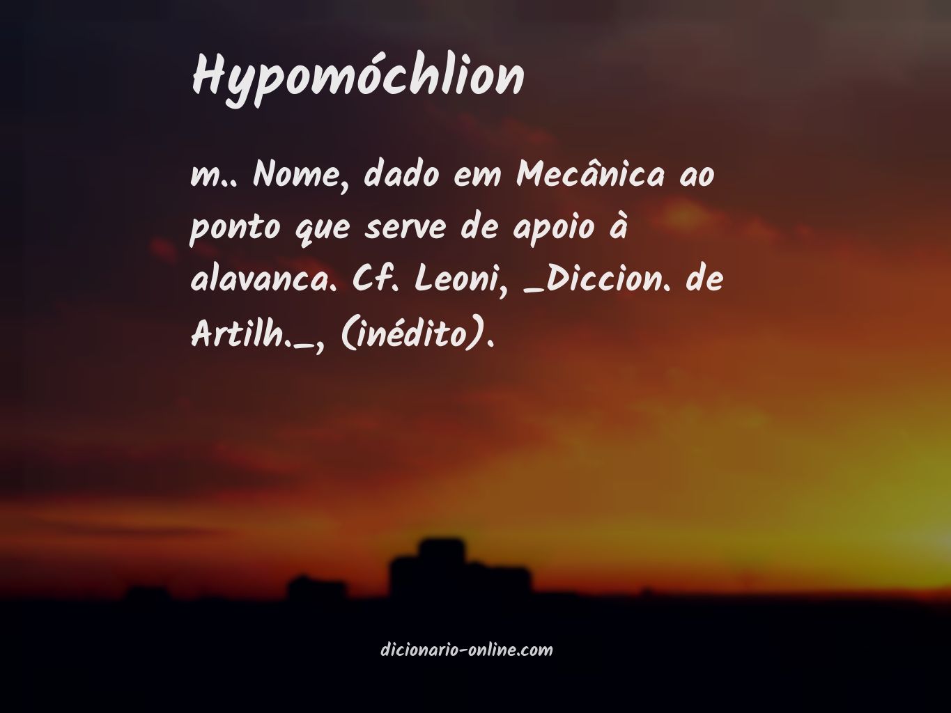 Significado de hypomóchlion