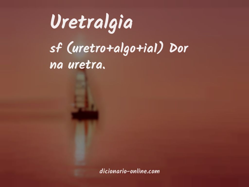Significado de uretralgia