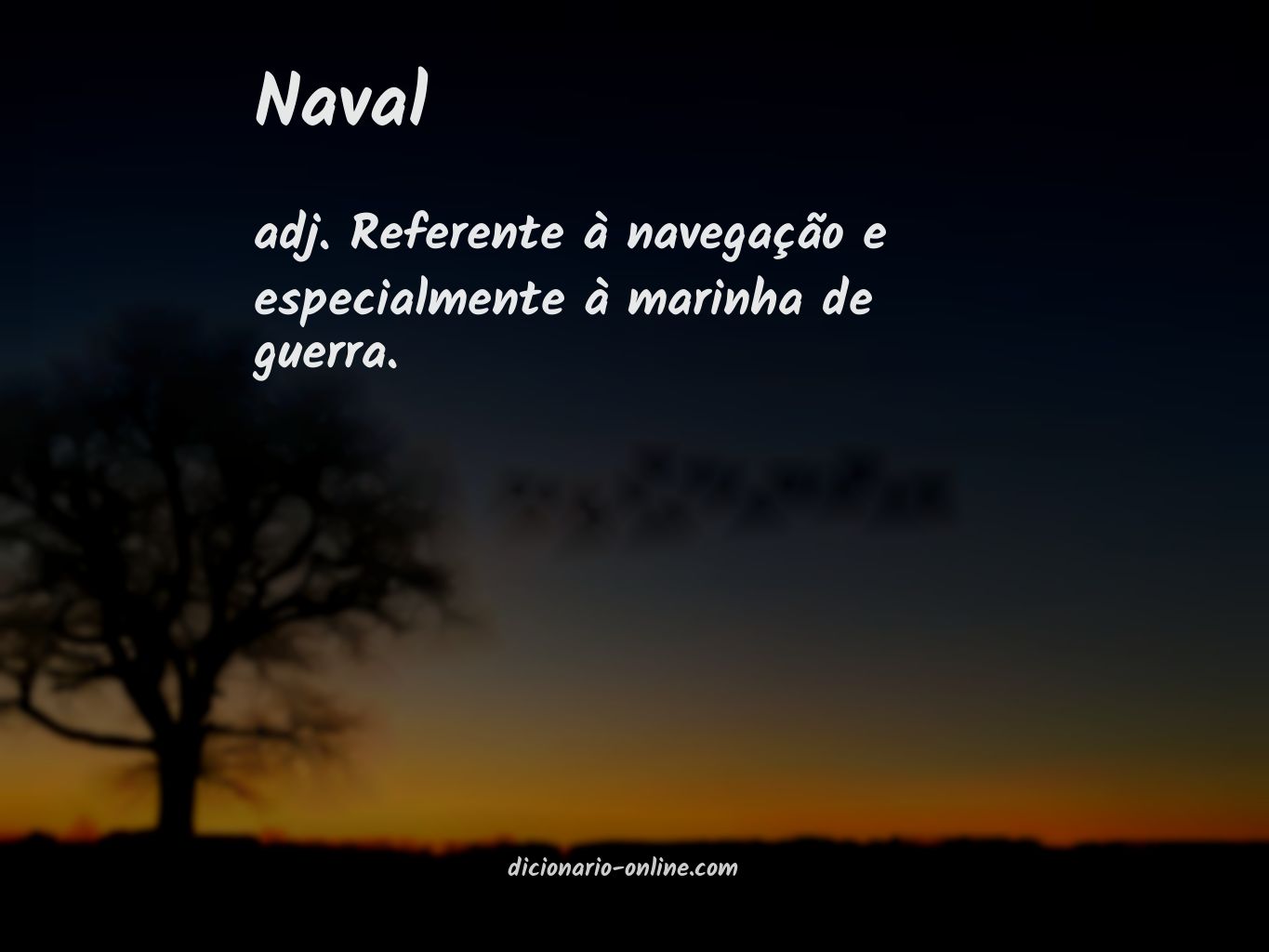Significado de naval
