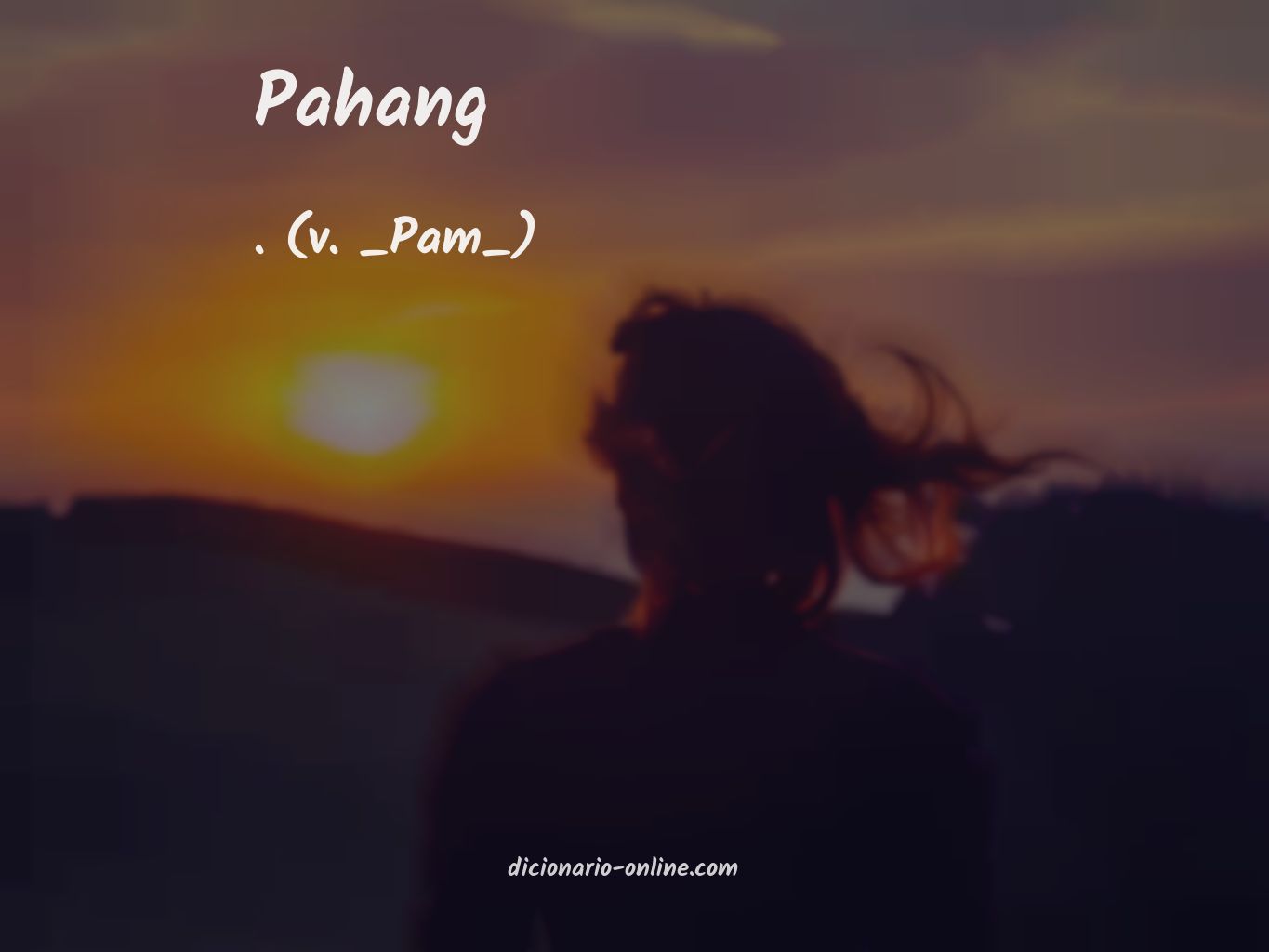 Significado de pahang