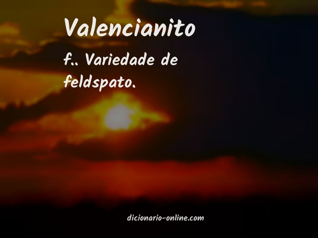 Significado de valencianito