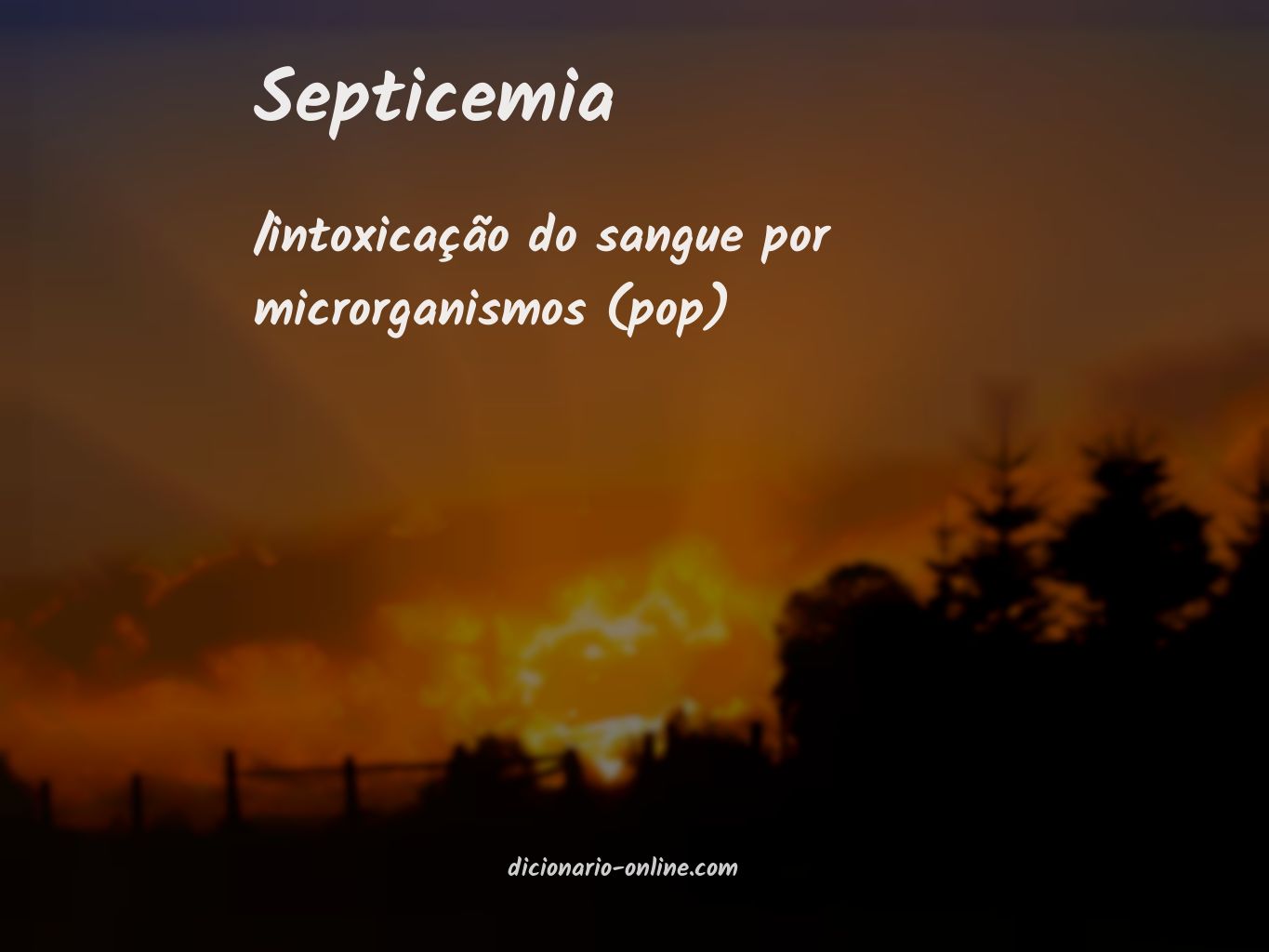 Significado de septicemia