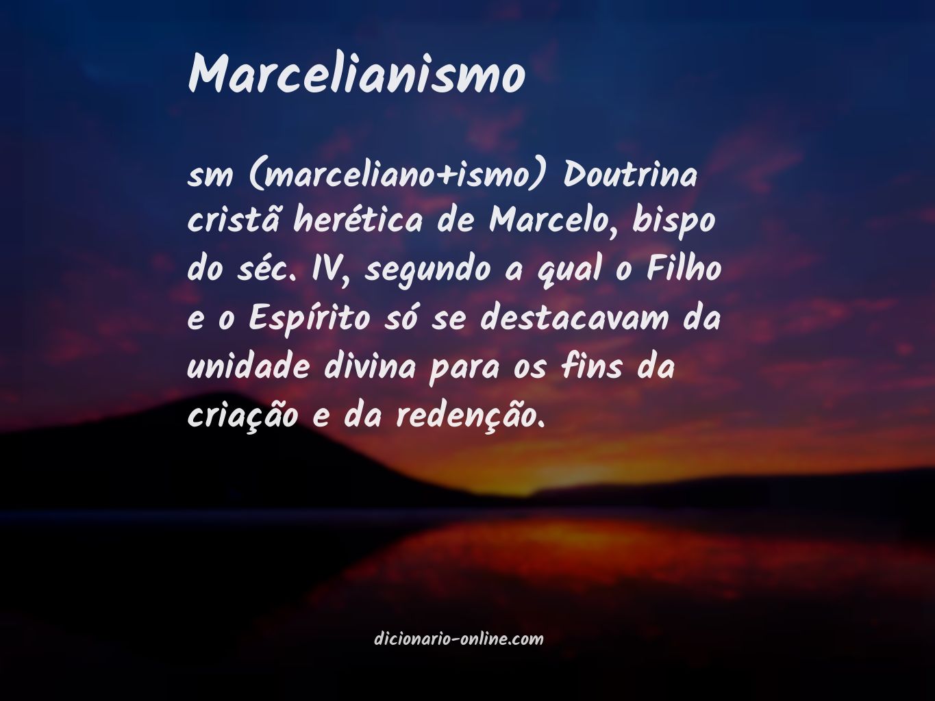 Significado de marcelianismo