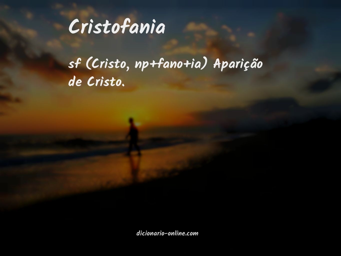 Significado de cristofania