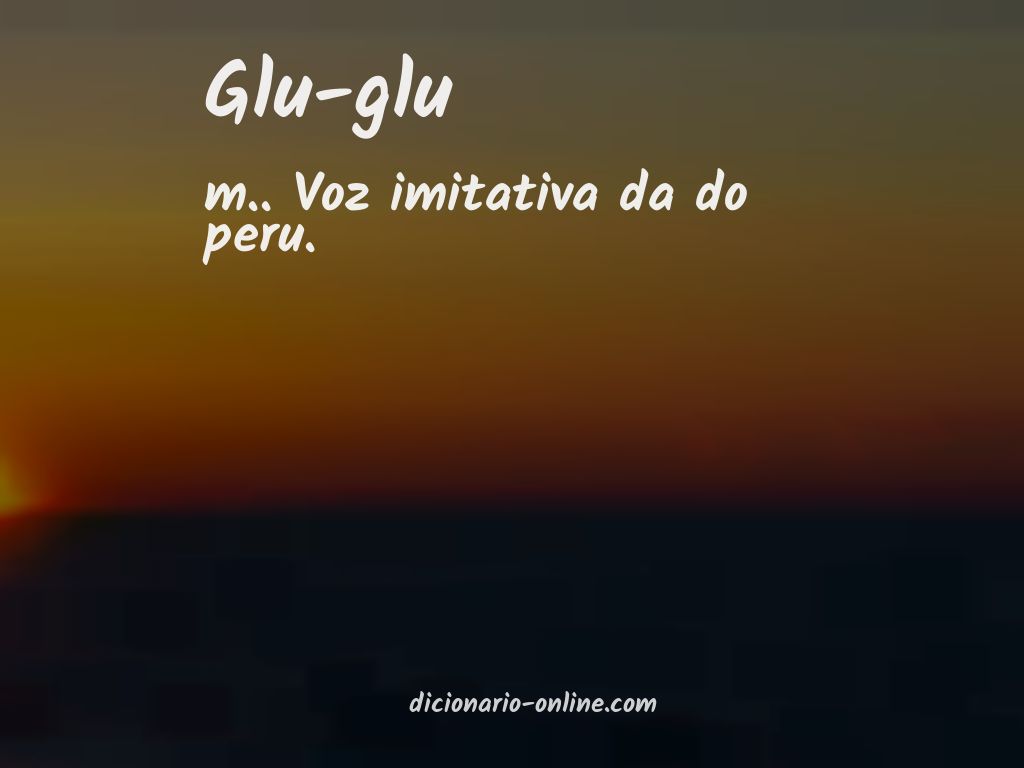 Significado de glu-glu