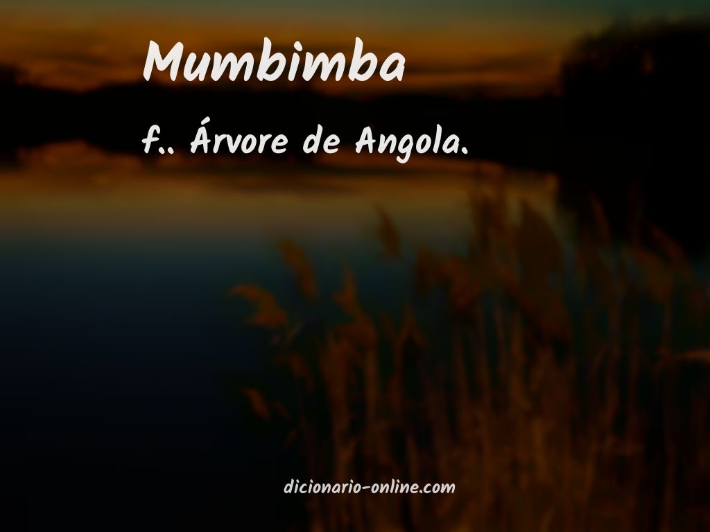 Significado de mumbimba