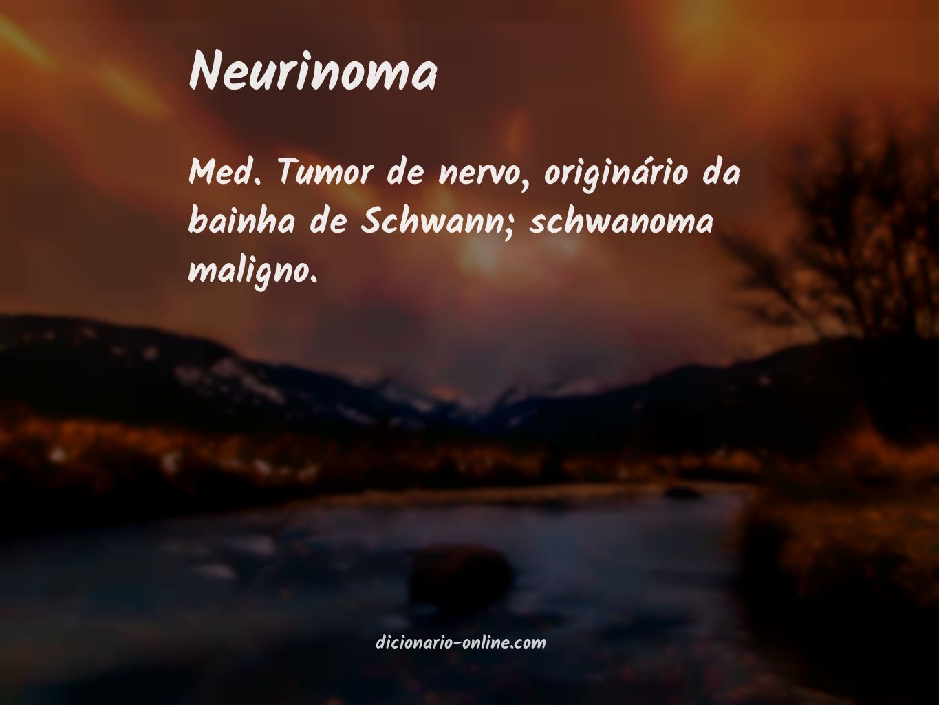 Significado de neurinoma