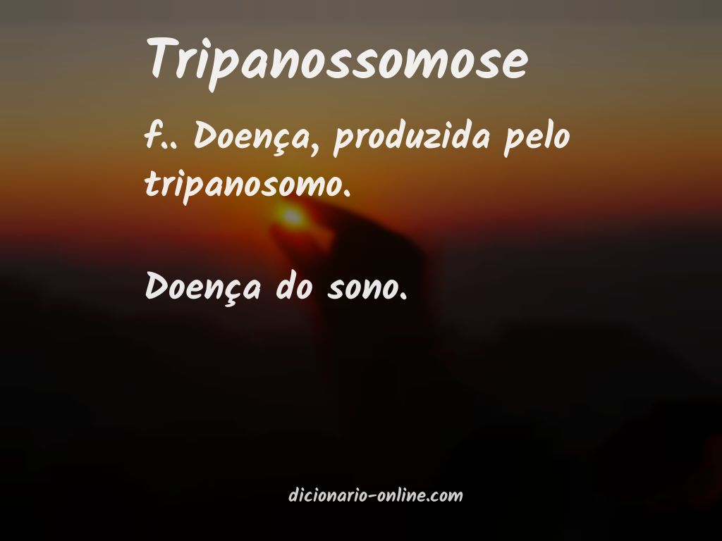 Significado de tripanossomose