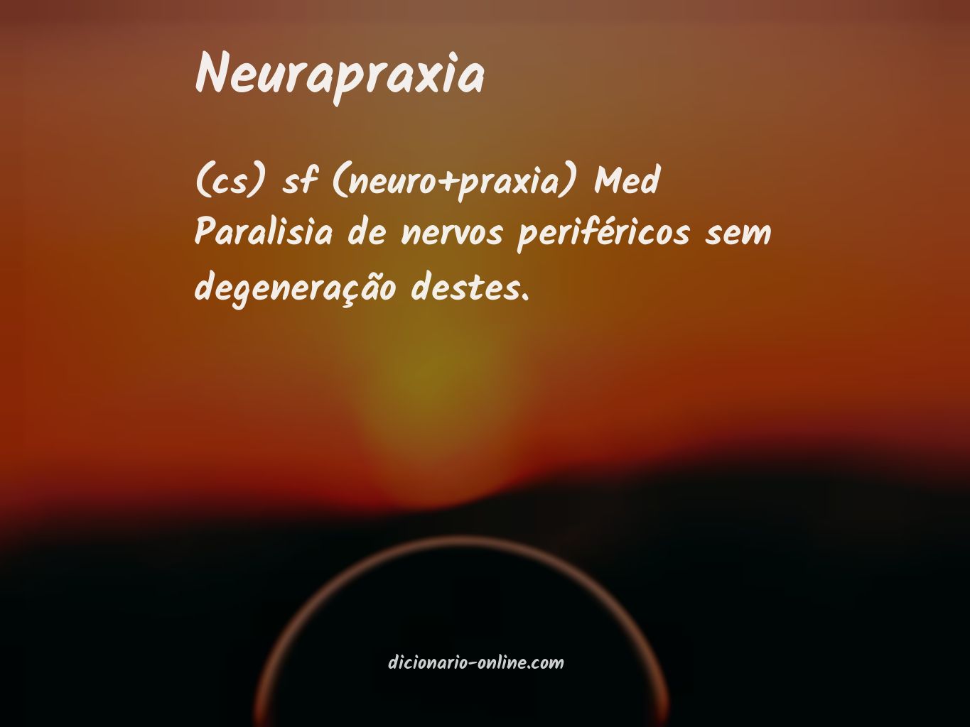 Significado de neurapraxia