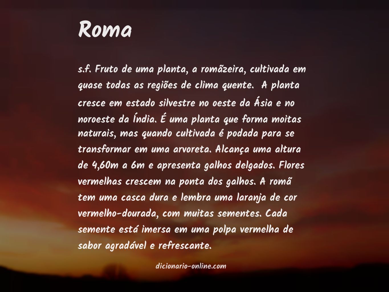 Significado de roma