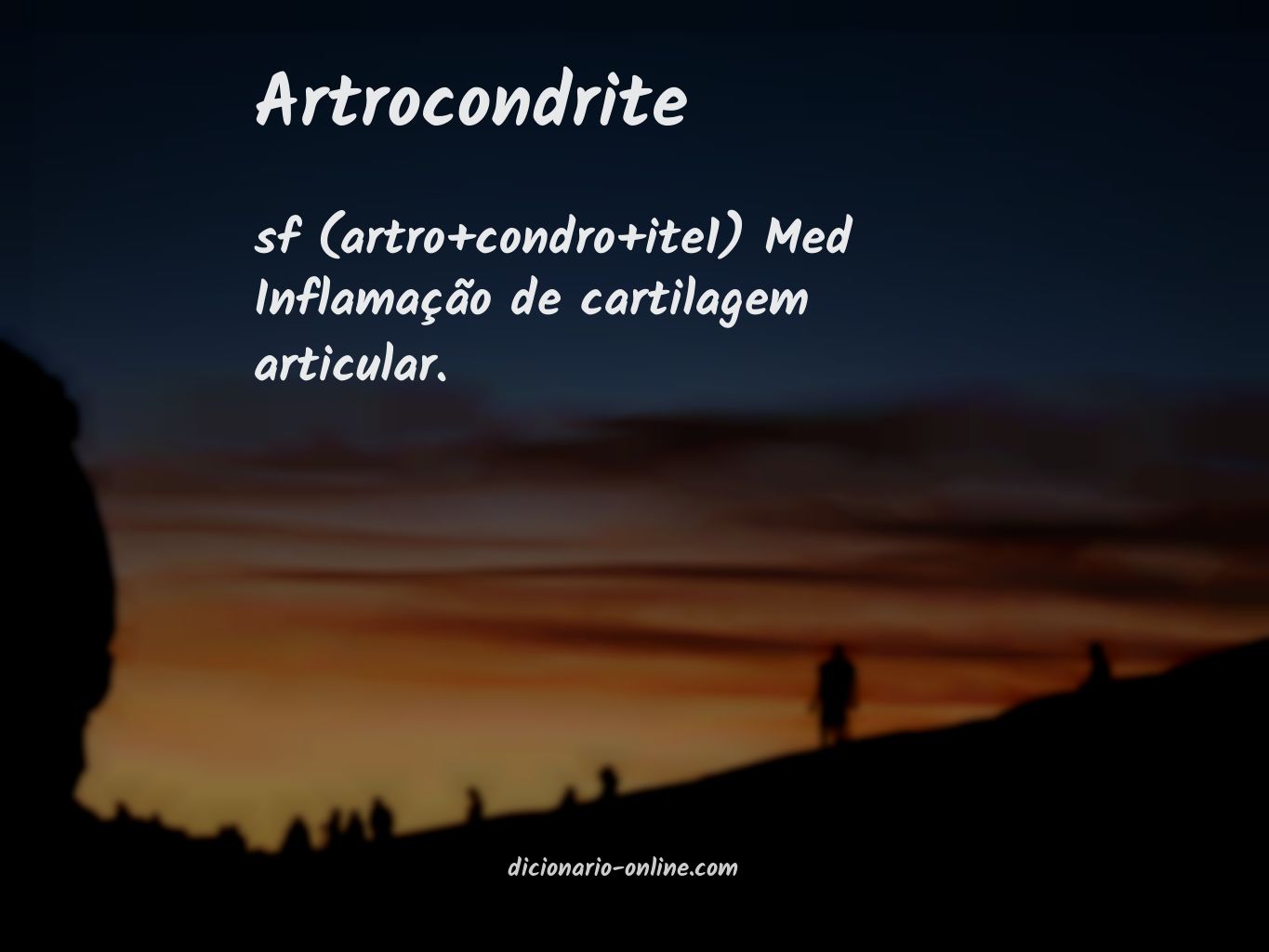 Significado de artrocondrite