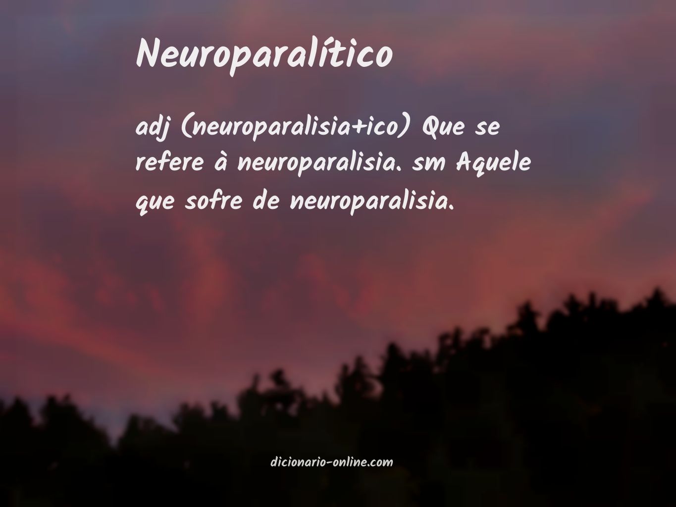 Significado de neuroparalítico