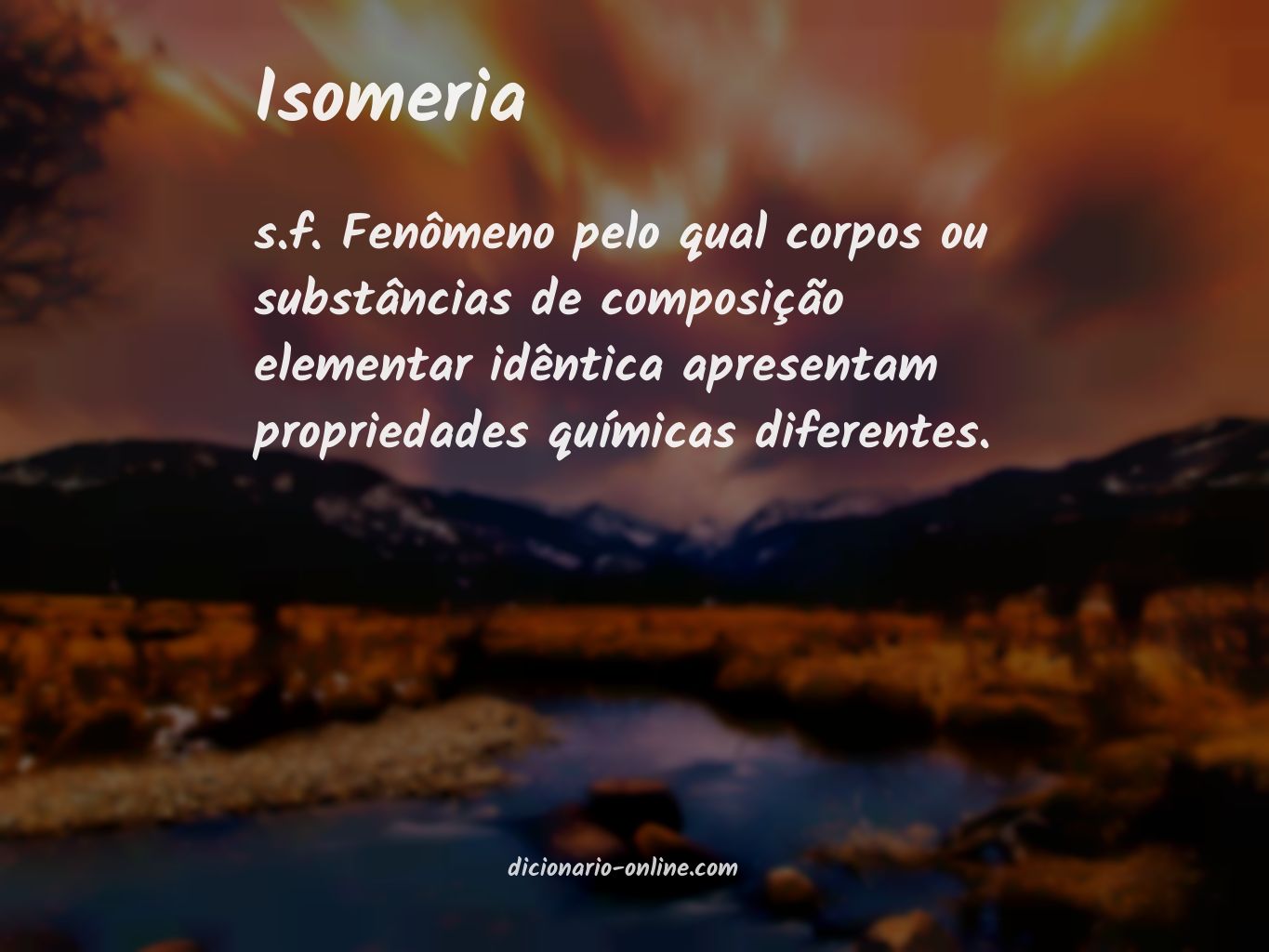 Significado de isomeria