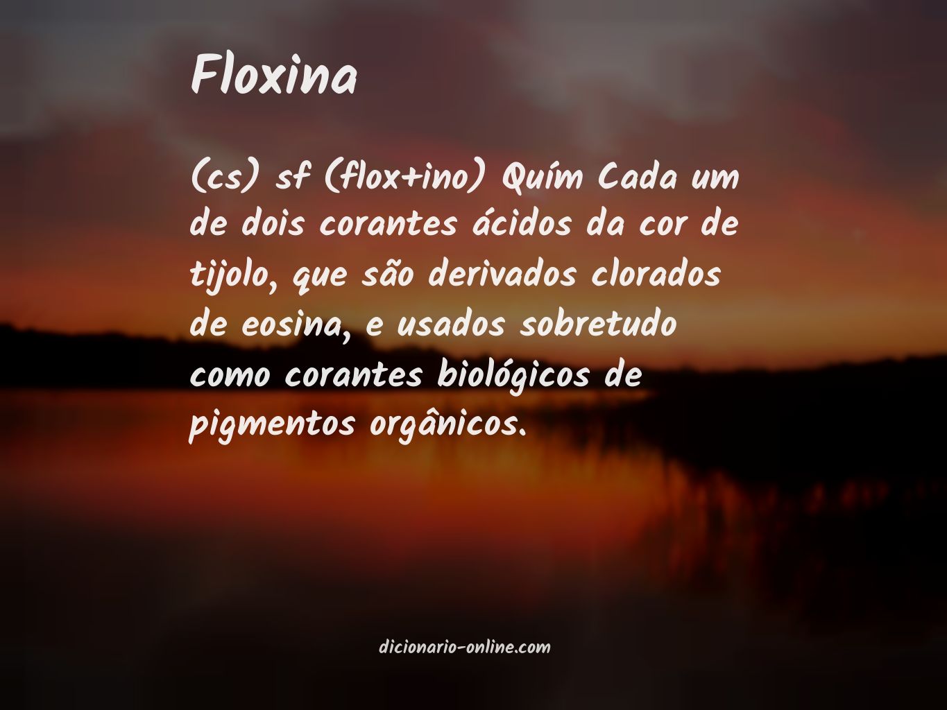 Significado de floxina