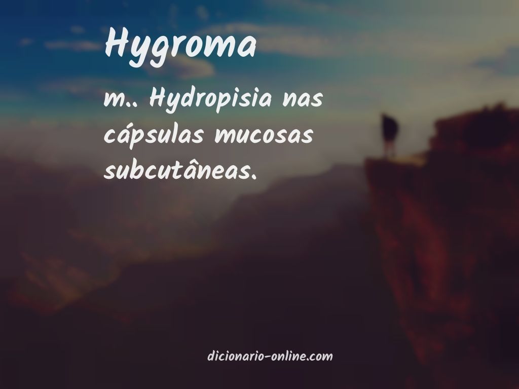 Significado de hygroma