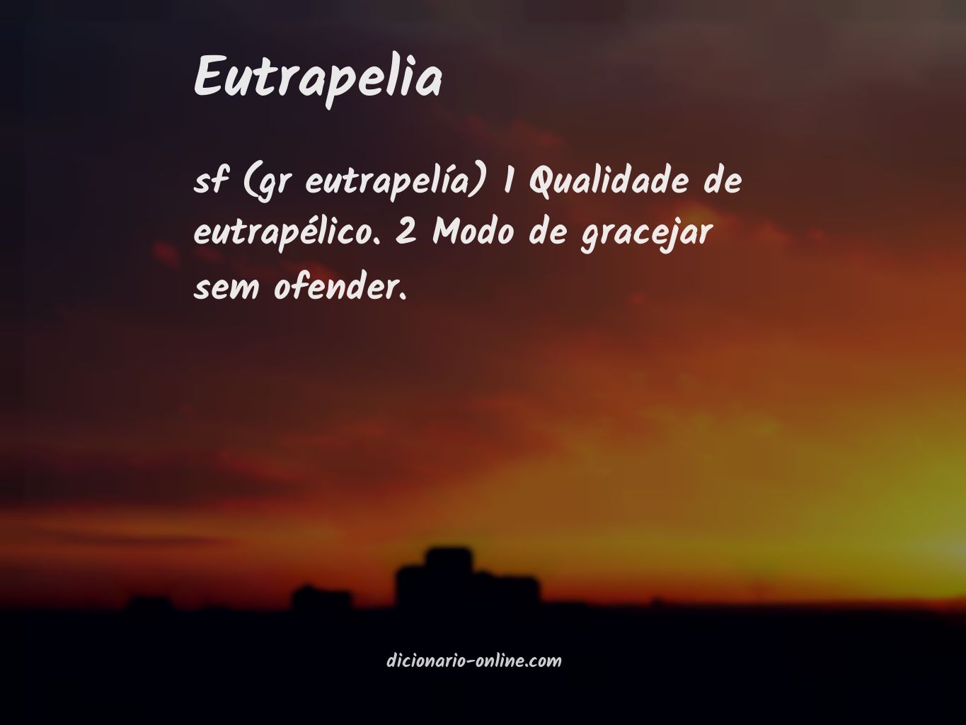 Significado de eutrapelia