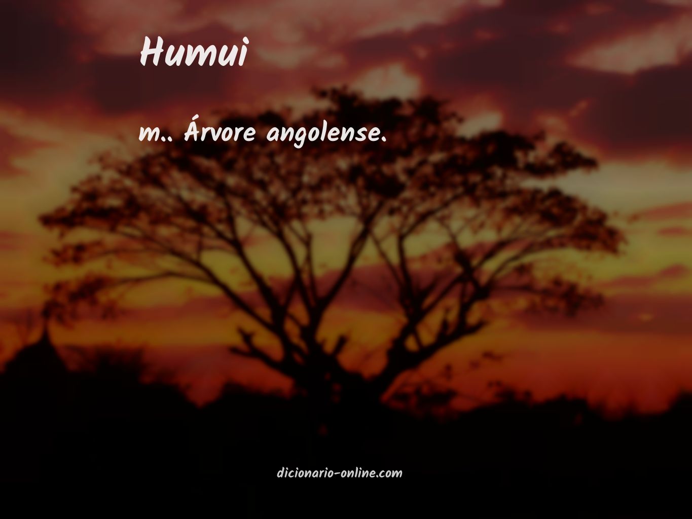 Significado de humui