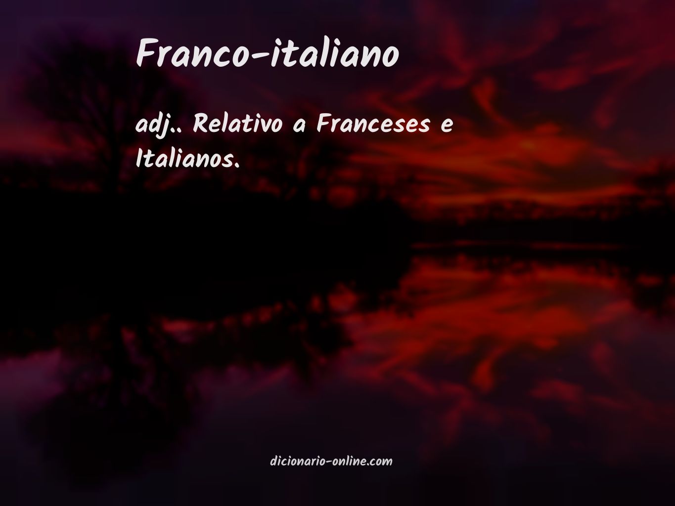 Significado de franco-italiano