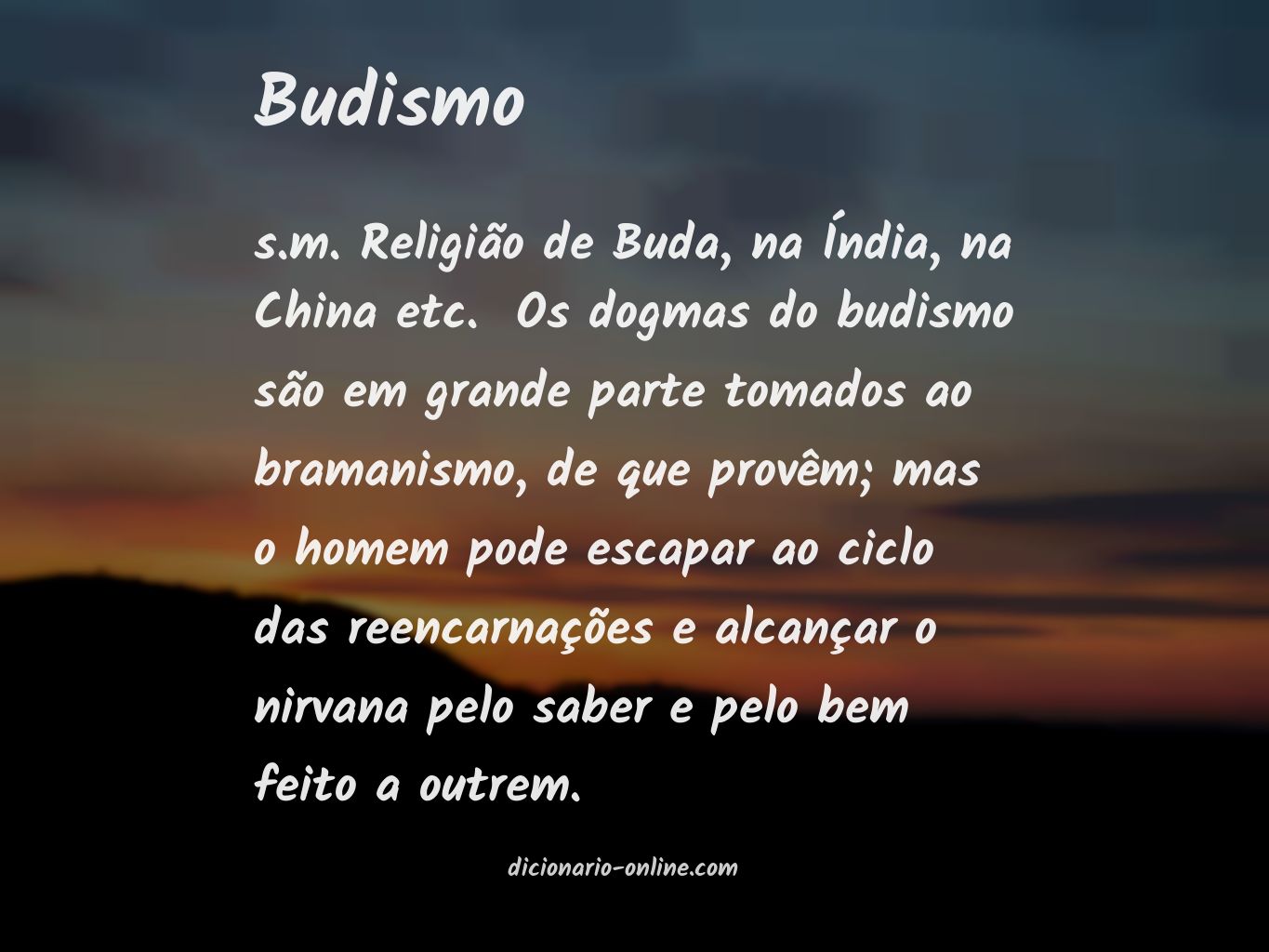 Significado de budismo