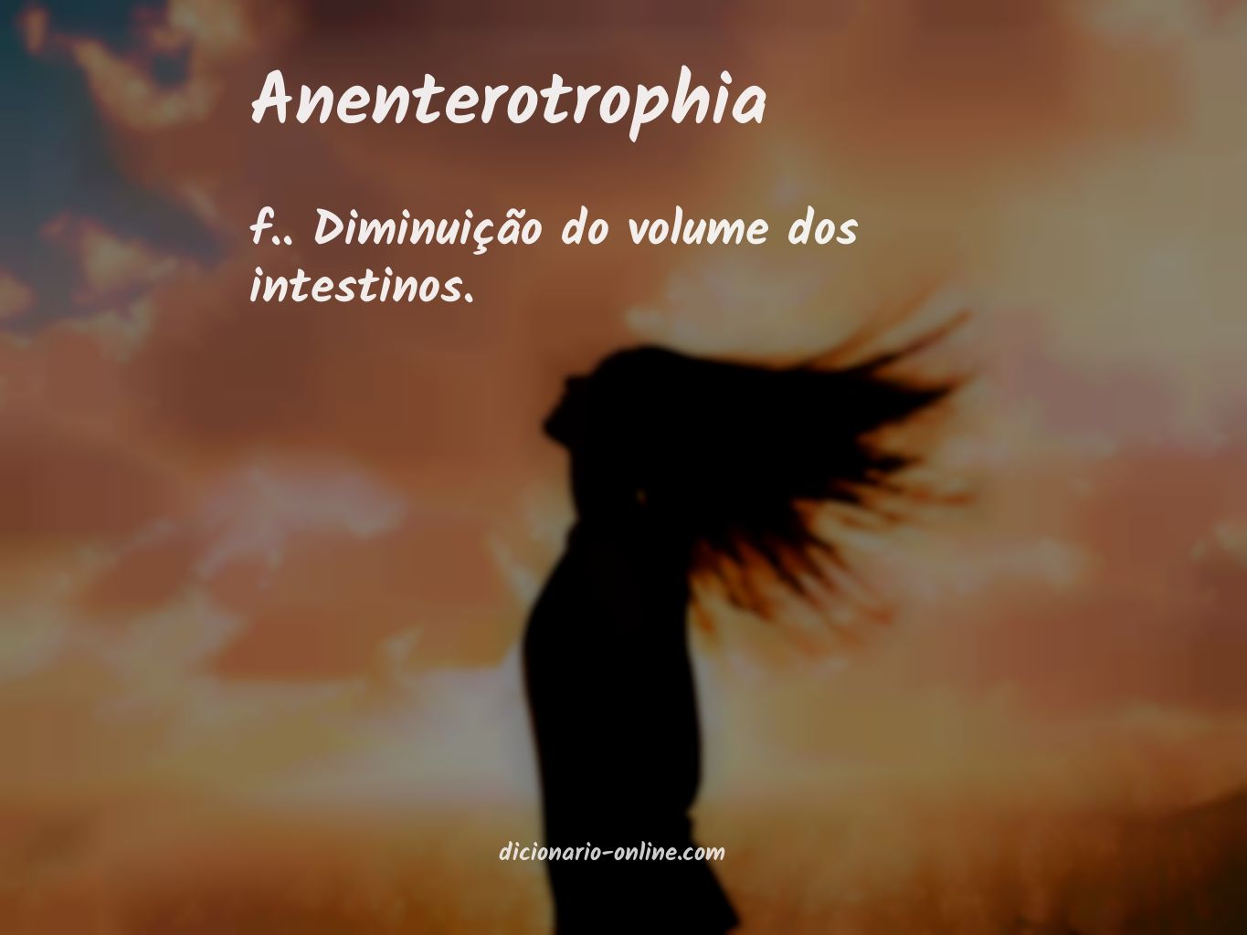 Significado de anenterotrophia