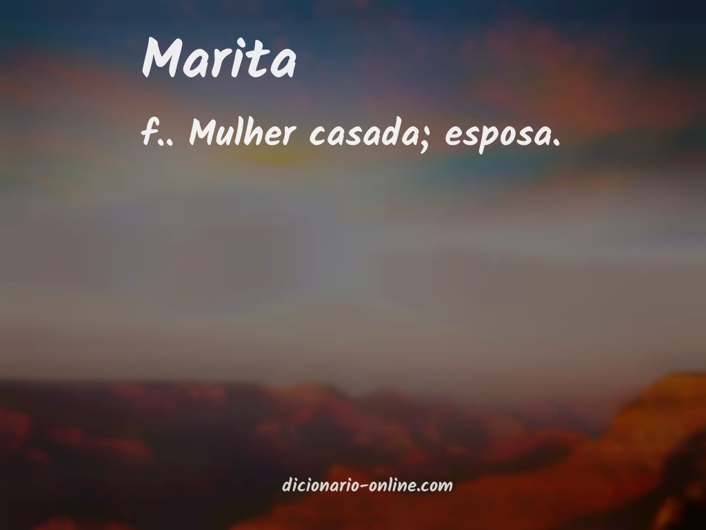 Significado de marita