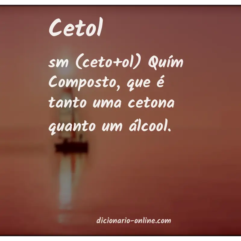Significado de cetol