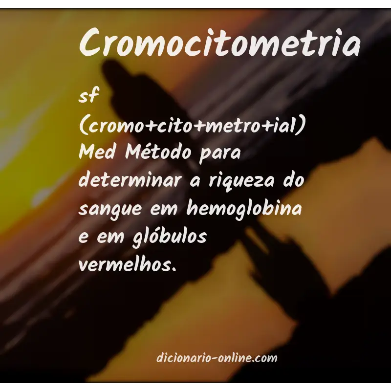 Significado de cromocitometria