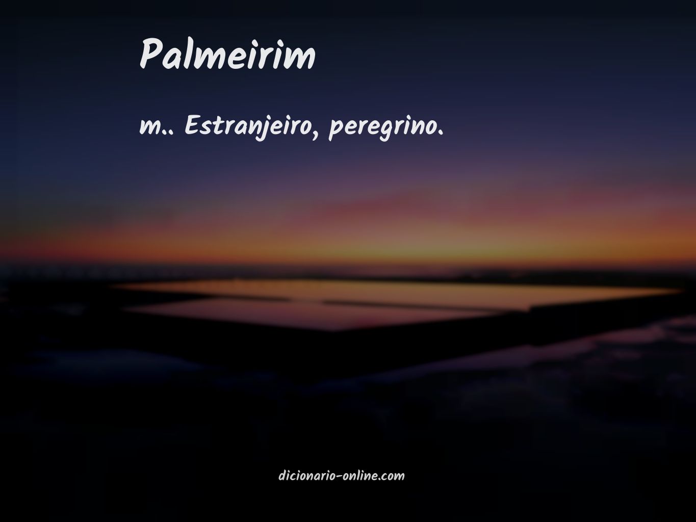 Significado de palmeirim