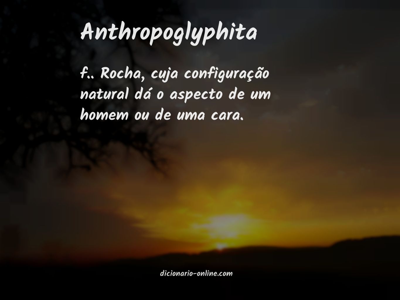 Significado de anthropoglyphita