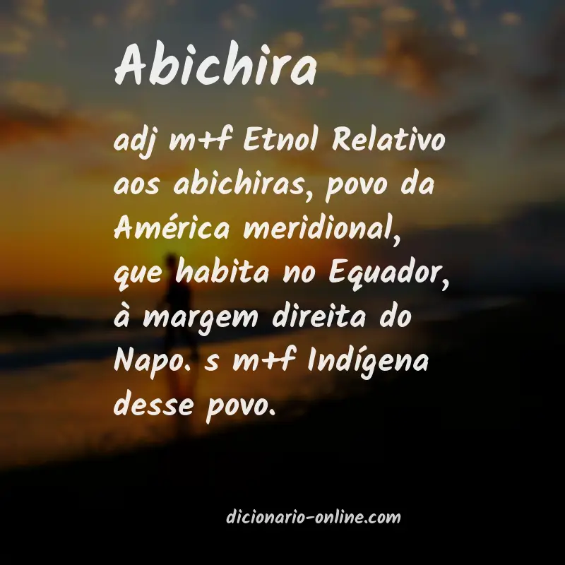 Significado de abichira