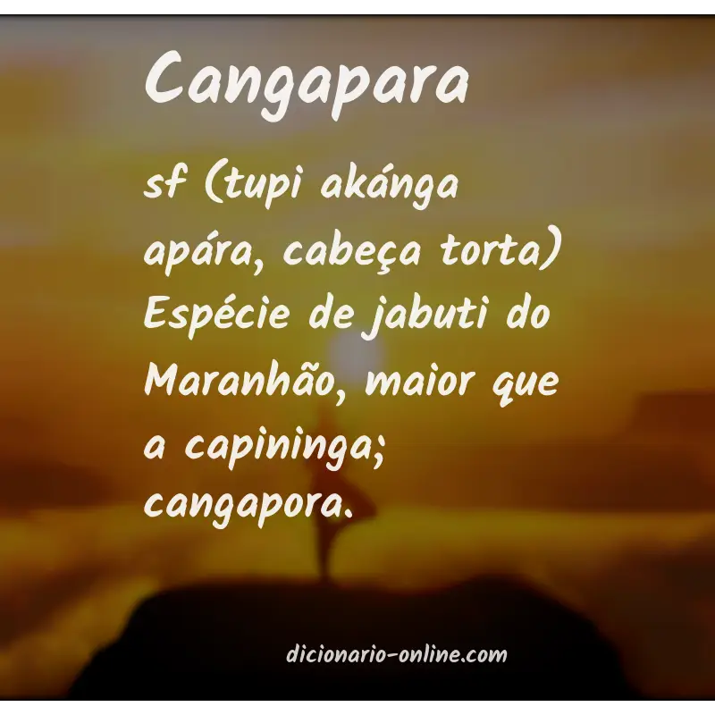 Significado de cangapara