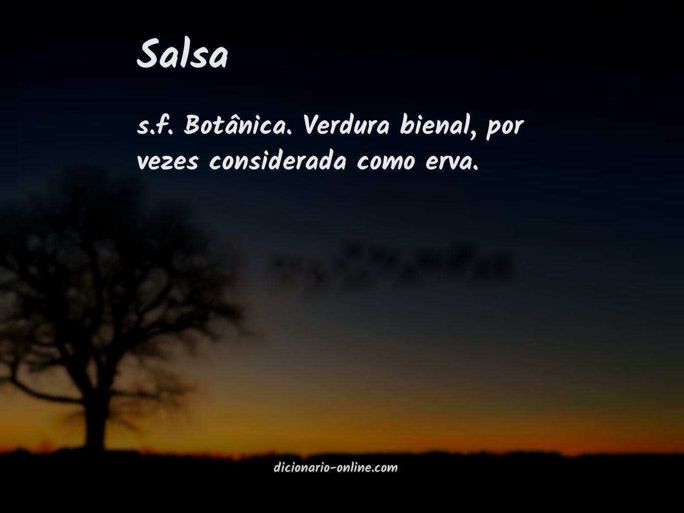 Significado de salsa