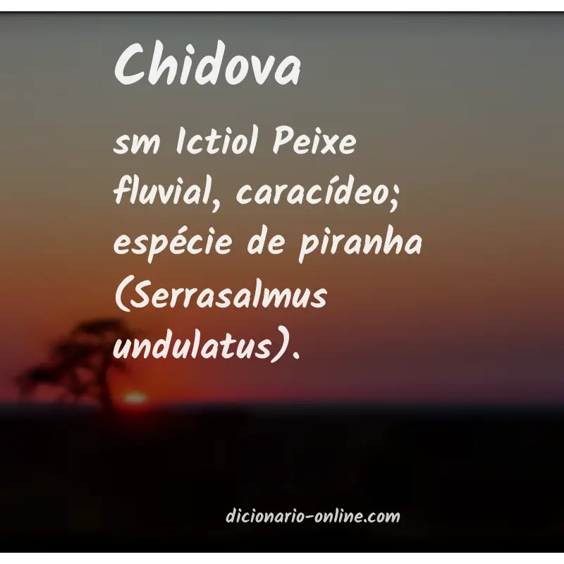 Significado de chidova