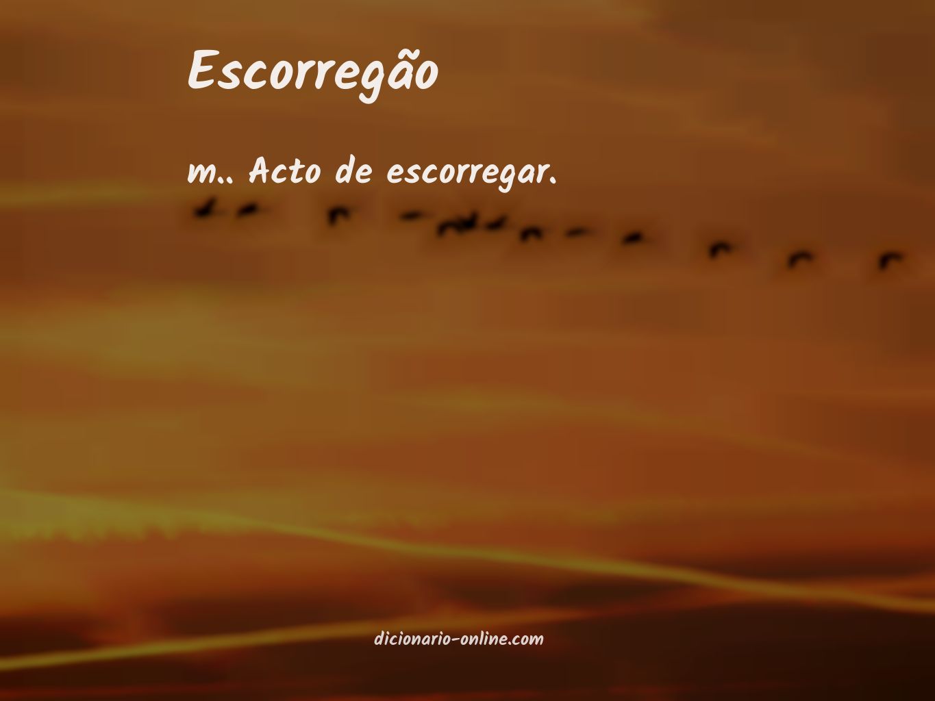 Significado de escorregão