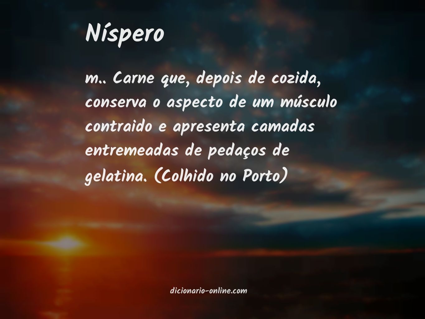 Significado de níspero